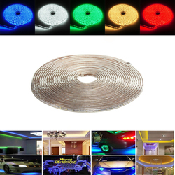 13M 45.5W Waterproof IP67 SMD 3528 780 LED Strip Rope Light Christmas Party Outdoor AC 220V 2