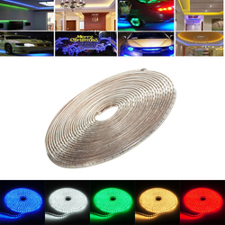 12M 42W Waterproof IP67 SMD 3528 720 LED Strip Rope Light Christmas Party Outdoor AC 220V 2