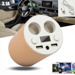 Car Charger Power Dual 2 USB Adapter 2 Cigarette Lighter Splitter Switch Voltage Detection 5 Car Charger Power Dual 2 USB Adapter 2 Cigarette Lighter Splitter Switch Voltage Detection - Image 5