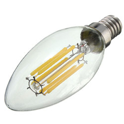 E14 6W Pure White Warm White COB Edison Filament Candle Light Bulb AC110V 7 E14 6W Pure White Warm White COB Edison Filament Candle Light Bulb AC110V - Image 7