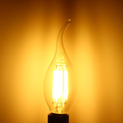 Dimmable E14 6W COB 600Lm Edison Filament Bulb LED Light Candle AC 110V 2 Dimmable E14 6W COB 600Lm Edison Filament Bulb LED Light Candle AC 110V - Image 2
