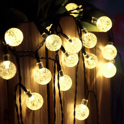 Solar 30 LED Outdoor Waterproof Party String Fairy Light Festival Ambience Lights 5