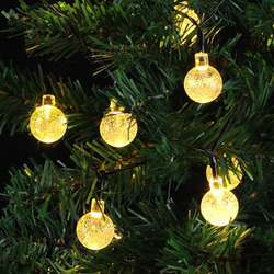 Solar 30 LED Outdoor Waterproof Party String Fairy Light Festival Ambience Lights 7