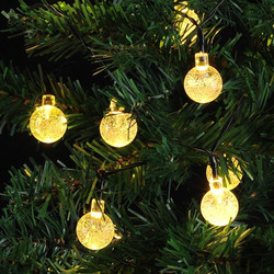 Solar 30 LED Outdoor Waterproof Party String Fairy Light Festival Ambience Lights 7 Solar 30 LED Outdoor Waterproof Party String Fairy Light Festival Ambience Lights - Image 7