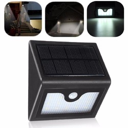 16 LED Solar Power PIR Motion Sensor Wall Light Outdoor Waterproof Garden Lamp 2