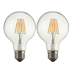 Dimmable G80 E27 6W COB Warm White 600Lumens Retro Vintage Light Lamp Bulb AC110V AC220V 4