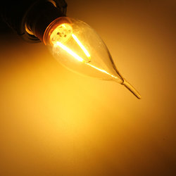 E27 E14 E12 B22 B15 2W LED Filament Edison Plastic&Aluminum Pure White Warm White Light Bulb AC220V 5 E27 E14 E12 B22 B15 2W LED Filament Edison Plastic&Aluminum Pure White Warm White Light Bulb AC220V - Image 5