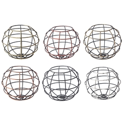 Iron Vintage Ceiling Light Fitting Lamp Bulb Sphere Shape Cage Bar Cafe Lampshade 1 Iron Vintage Ceiling Light Fitting Lamp Bulb Sphere Shape Cage Bar Cafe Lampshade