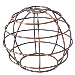 Iron Vintage Ceiling Light Fitting Lamp Bulb Sphere Shape Cage Bar Cafe Lampshade 2 Iron Vintage Ceiling Light Fitting Lamp Bulb Sphere Shape Cage Bar Cafe Lampshade - Image 2