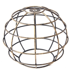 Iron Vintage Ceiling Light Fitting Lamp Bulb Sphere Shape Cage Bar Cafe Lampshade 3 Iron Vintage Ceiling Light Fitting Lamp Bulb Sphere Shape Cage Bar Cafe Lampshade - Image 3
