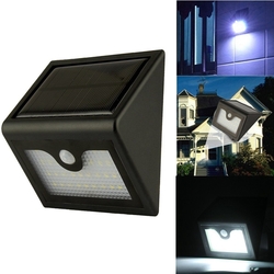 28 LED Solar Power Light & PIR Sensor Wall Light Outdoor Garden Lamp 2