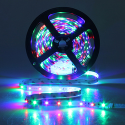 5M SMD 3528 300 Non-Waterproof LED RGB Strip Flexible Light 24 Key IR Remote + Power Adapter DC12V 5 5M SMD 3528 300 Non-Waterproof LED RGB Strip Flexible Light 24 Key IR Remote + Power Adapter DC12V - Image 5