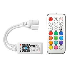 ARILUX?® SL-LC 09 Super Mini LED WIFI APP Controller + RF Remote Control For RGB LED Strip DC9-28V 1