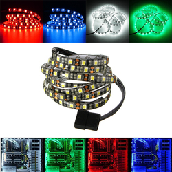 1M Waterproof 5050 LED Flexible Strip Background Light PC Computer Case DC12V