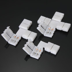 8mm +/T/L Shape 2 Pin 3528 LED Strip PCB Corner Connector for Single Color Lighting 2 8mm +/T/L Shape 2 Pin 3528 LED Strip PCB Corner Connector for Single Color Lighting - Image 2