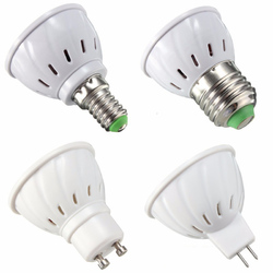 E27 E14 GU10 MR16 LED 3W 36 SMD 2835 LED Pure White Warm White Spot Lightting Bulb AC110V AC220V 1