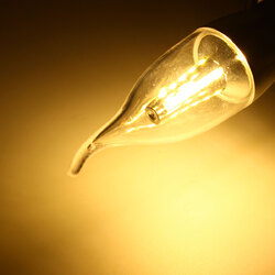 85-265V 4W E27 E14 B22 E12 25 SMD 2835 430Lm Silvery LED Candle Light Bulb Pure White Warm White 4 85-265V 4W E27 E14 B22 E12 25 SMD 2835 430Lm Silvery LED Candle Light Bulb Pure White Warm White - Image 4