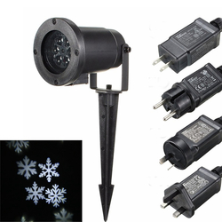 Waterproof Moving White Snowflake Laser Projector Stage Light Christmas Outdoor Landscape Lamp Christmas Decorations Clearance Christmas Lights 1