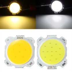 7W DIY LED COB Chip High Power Bead Light Lamp Bulb-white/Warmwhite DC20-24V