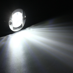 75mm LED Stern Lights Tail Lamp Transom Anchor IP66 2.2W 12V White 1Pcs for Marine Boat 3 75mm LED Stern Lights Tail Lamp Transom Anchor IP66 2.2W 12V White 1Pcs for Marine Boat - Image 3