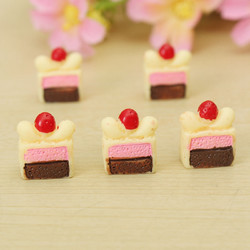 DIY 14x7MM Resin Kawaii Cake Simulation Food Cabochons For Phone Decoration Bun Bag 5 DIY 14x7MM Resin Kawaii Cake Simulation Food Cabochons For Phone Decoration Bun Bag - Image 5