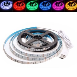 3M Non-Waterproof USB SMD3528 TV Background Computer LED Strip Tape Flexible Light DC5V 1 3M Non-Waterproof USB SMD3528 TV Background Computer LED Strip Tape Flexible Light DC5V