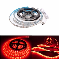 3M Non-Waterproof USB SMD3528 TV Background Computer LED Strip Tape Flexible Light DC5V 2 3M Non-Waterproof USB SMD3528 TV Background Computer LED Strip Tape Flexible Light DC5V - Image 2