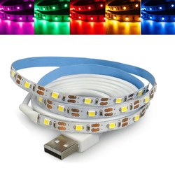50CM Non-Waterproof USB SMD3528 TV Background Computer LED Strip Tape Flexible Light DC5V 1 50CM Non-Waterproof USB SMD3528 TV Background Computer LED Strip Tape Flexible Light DC5V