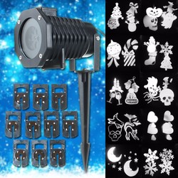 10 Pattern LED Projector Stage Light Halloween Xmas Party Laser Lighting UK US EU AU Plug Christmas Decorations Clearance Christmas Lights 3 10 Pattern LED Projector Stage Light Halloween Xmas Party Laser Lighting UK US EU AU Plug Christmas Decorations Clearance Christmas Lights - Image 3
