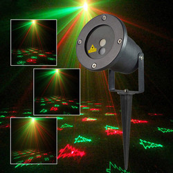 R&G Remote Christmas 12 Pattern Waterproof Laser Projector Stage Light Garden Lawn Landscape Lamp 2