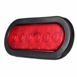 LED Stop Lights Side Marker Turn Signal Lamp Surface Mount Oval 17x8.2cm for Trailer Truck 4 LED Stop Lights Side Marker Turn Signal Lamp Surface Mount Oval 17x8.2cm for Trailer Truck - Image 4