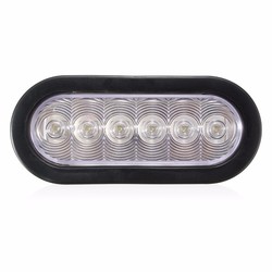 LED Stop Lights Side Marker Turn Signal Lamp Surface Mount Oval 17x8.2cm for Trailer Truck 7