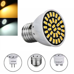 MR16/E27/GU10 LED Bulb 24 SMD 5733 480LM Pure White Warm White Spot Lightt Bulb 4.8W AC220V 2