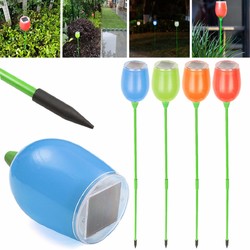 4PCS Solar Power LED Buried In Ground Lights Garden Path Lawn Fence Lighting Lamp 2