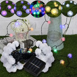 5M 20LED Dandelion Ball Solar Christmas Party Decor Outdoor Fairy String Light Lamp 2 5M 20LED Dandelion Ball Solar Christmas Party Decor Outdoor Fairy String Light Lamp - Image 2