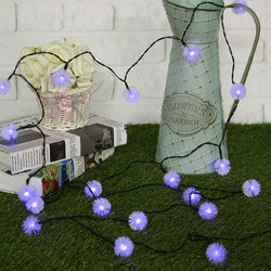 5M 20LED Dandelion Ball Solar Christmas Party Decor Outdoor Fairy String Light Lamp 6 5M 20LED Dandelion Ball Solar Christmas Party Decor Outdoor Fairy String Light Lamp - Image 6