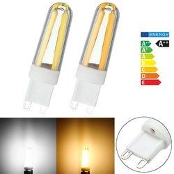 Mini 2.8W G9 Dimmable LED Corn Bulb Silicone Crystal COB Lamp Light AC220V 1