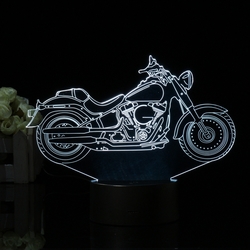 3D Illusion Motorcycle LED Desk Lamp 7 Color Change Touch Switch Night Light 4 3D Illusion Motorcycle LED Desk Lamp 7 Color Change Touch Switch Night Light - Image 4