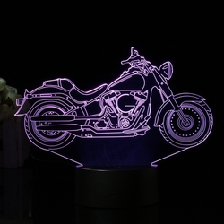 3D Illusion Motorcycle LED Desk Lamp 7 Color Change Touch Switch Night Light 6 3D Illusion Motorcycle LED Desk Lamp 7 Color Change Touch Switch Night Light - Image 6