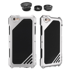 4 In 1 Waterproof Case Wide Angle Macro Fisheye Camera Lens For iPhone 6 / 6s Plus 5.5 Inches 7