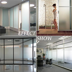 60cm 1.2M Frosted Window Tint Glass Privacy PVC Film For Home Office 2 60cm 1.2M Frosted Window Tint Glass Privacy PVC Film For Home Office - Image 2