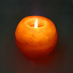Crystal Himalayan Night Light Candle Holder Natural Salt Rock Tea Light Air Purifying Table Lamp 1