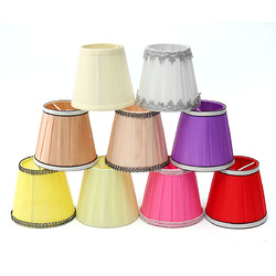Fabric Chandelier Lampshade Holder Clip on Sconce Bedroom Beside Bed Lamp Hanging Light 2