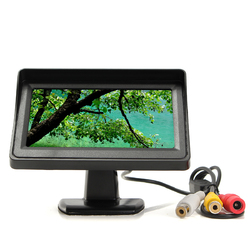 4.3 Inch Car Rear View Kit TFT LCD Monitor LED IR Reversing Camera For Truck Bus 1