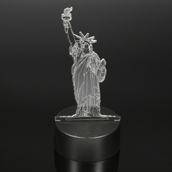 3D New York City Statue of Liberty Touch Remote 7 Color Changing LED Table Night Lamp Light Gift 2 3D New York City Statue of Liberty Touch Remote 7 Color Changing LED Table Night Lamp Light Gift - Image 2