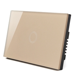 1 Way 1 Gang Crystal Glass Remote Panel Touch LED Light Switch 110V-240V 5 1 Way 1 Gang Crystal Glass Remote Panel Touch LED Light Switch 110V-240V - Image 5