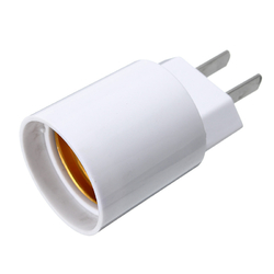 E27 Light Socket To EU/US Plug Holder Adapter Converter For Bulb Lamp 5