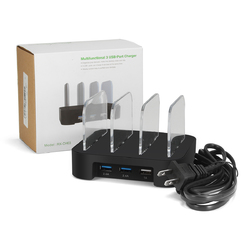 Multifunctional 3 USB-Port Universal Smart Charger Charging Dock for Mobile Phone 3 Multifunctional 3 USB-Port Universal Smart Charger Charging Dock for Mobile Phone - Image 3