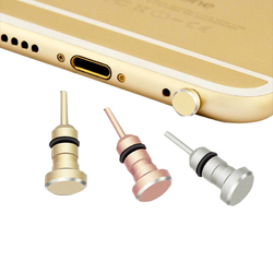 2-in-1 Metal Dust Plug Earphone Port Sim Card Tray Eject Pin Needle For iPhone 6 Android Smartphone 2
