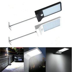 Waterproof 36 LED Outdoor Solar Powered PIR Motion Sensor Security Lamp Light Mounting Pole Fit Home 2